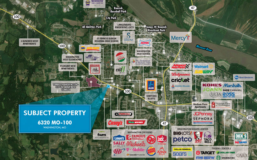 Commercial Property for Ground Lease: 6320 MO-100 Washington, MO | Baldridge Properties
