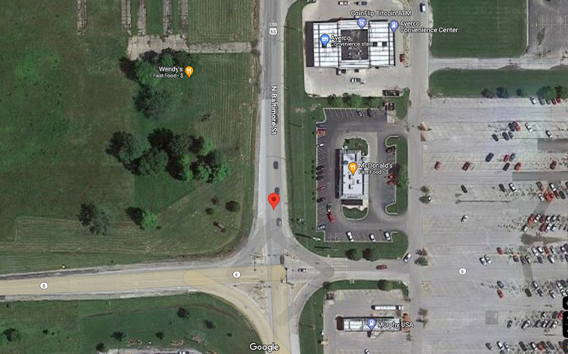 Google Map View Of 2215 N Baltimore Street, Kirksville, MO 63501